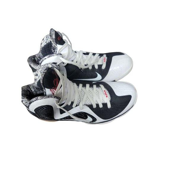 Nike LeBron 9 Freegums 2011 Black White Red Air Size 13 main image 10